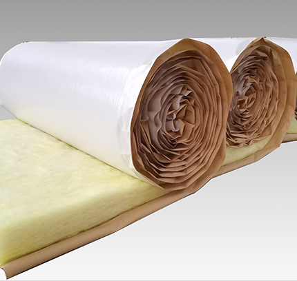Glass wool felt for steel structure