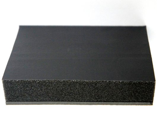 Laminated rubber sponge board