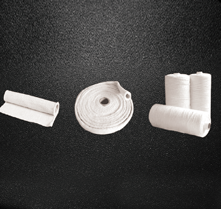 Ceramic fiber textiles